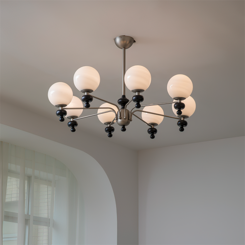 Cora Lustre Nickel Orb Élégant - Neutralighting