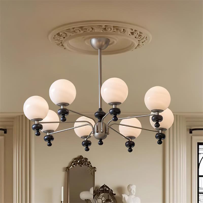 Cora Lustre Nickel Orb Élégant - Neutralighting