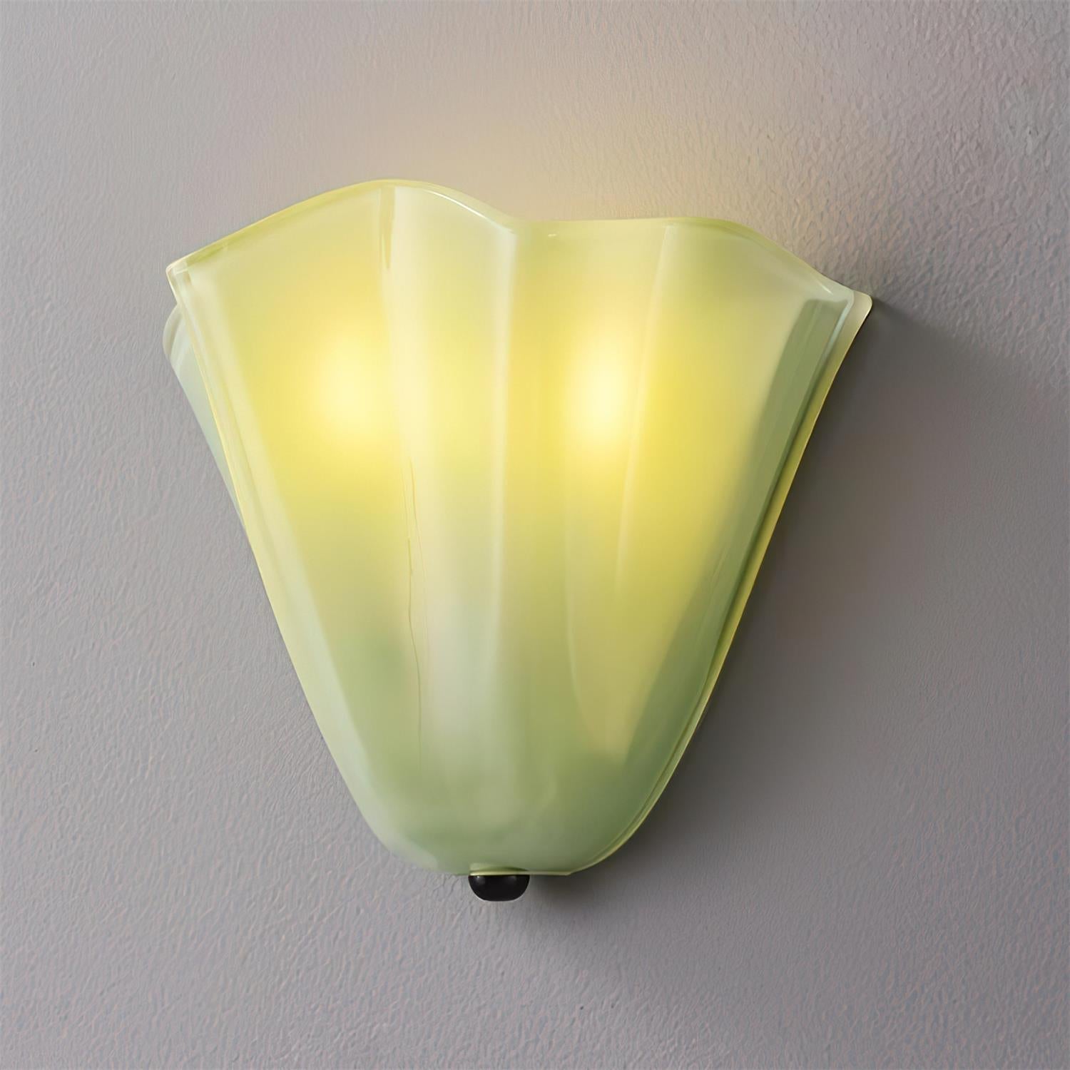 Corala Applique Murale Verre Pastel Forme Ventilateur - Neutralighting