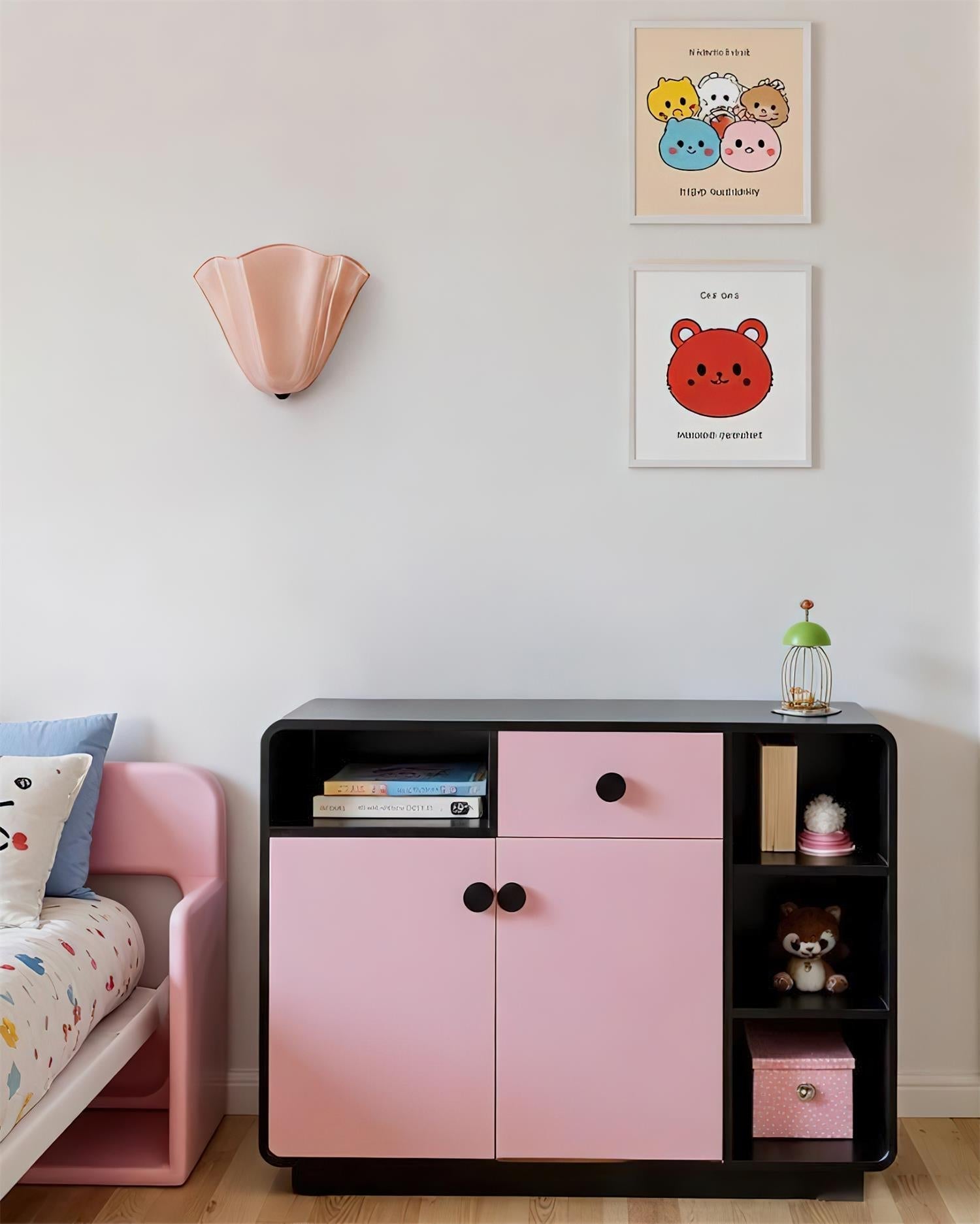 Corala Applique Murale Verre Pastel Forme Ventilateur - Neutralighting