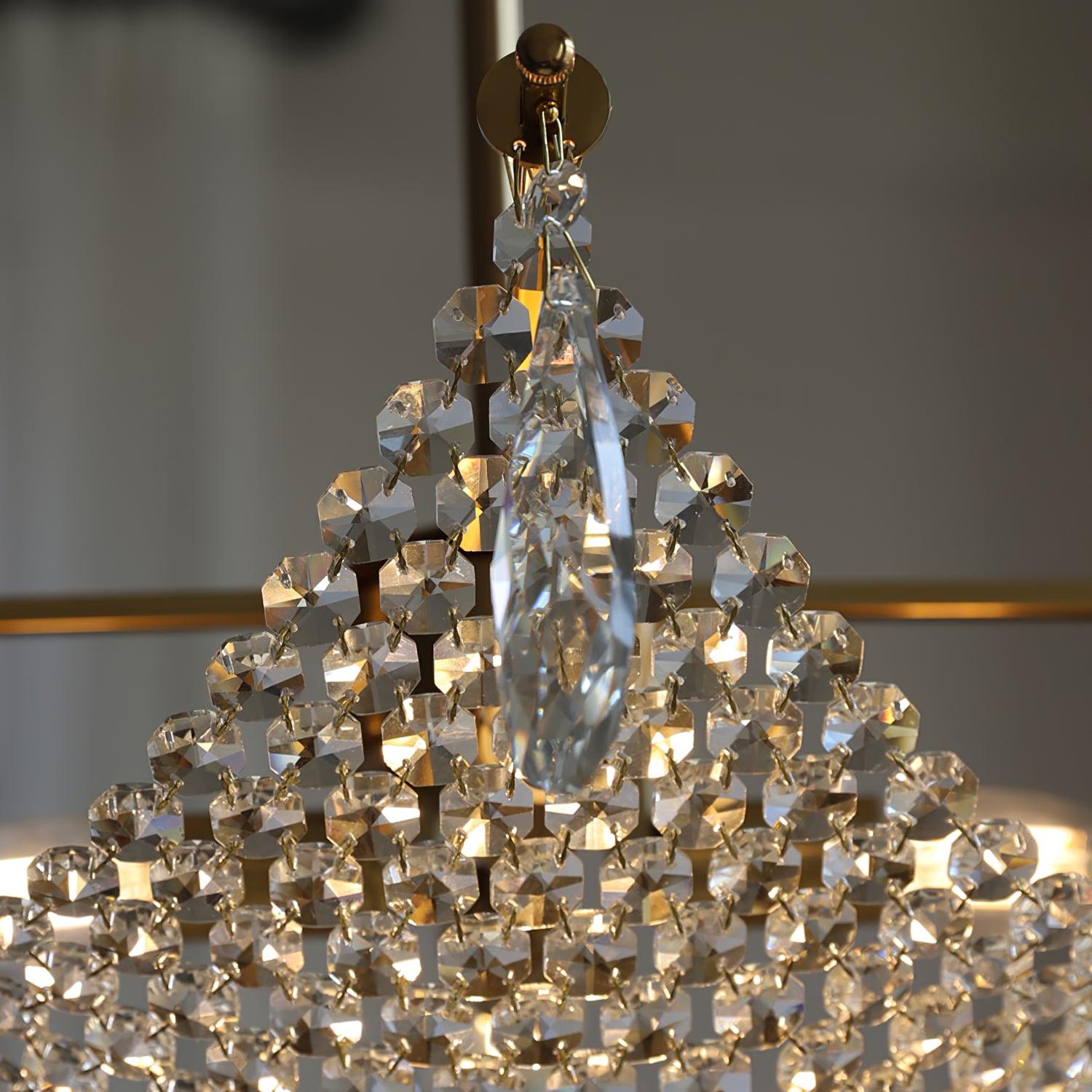 Lustra Chandelier avec Fils de Cristal et Cristal - Neutralighting