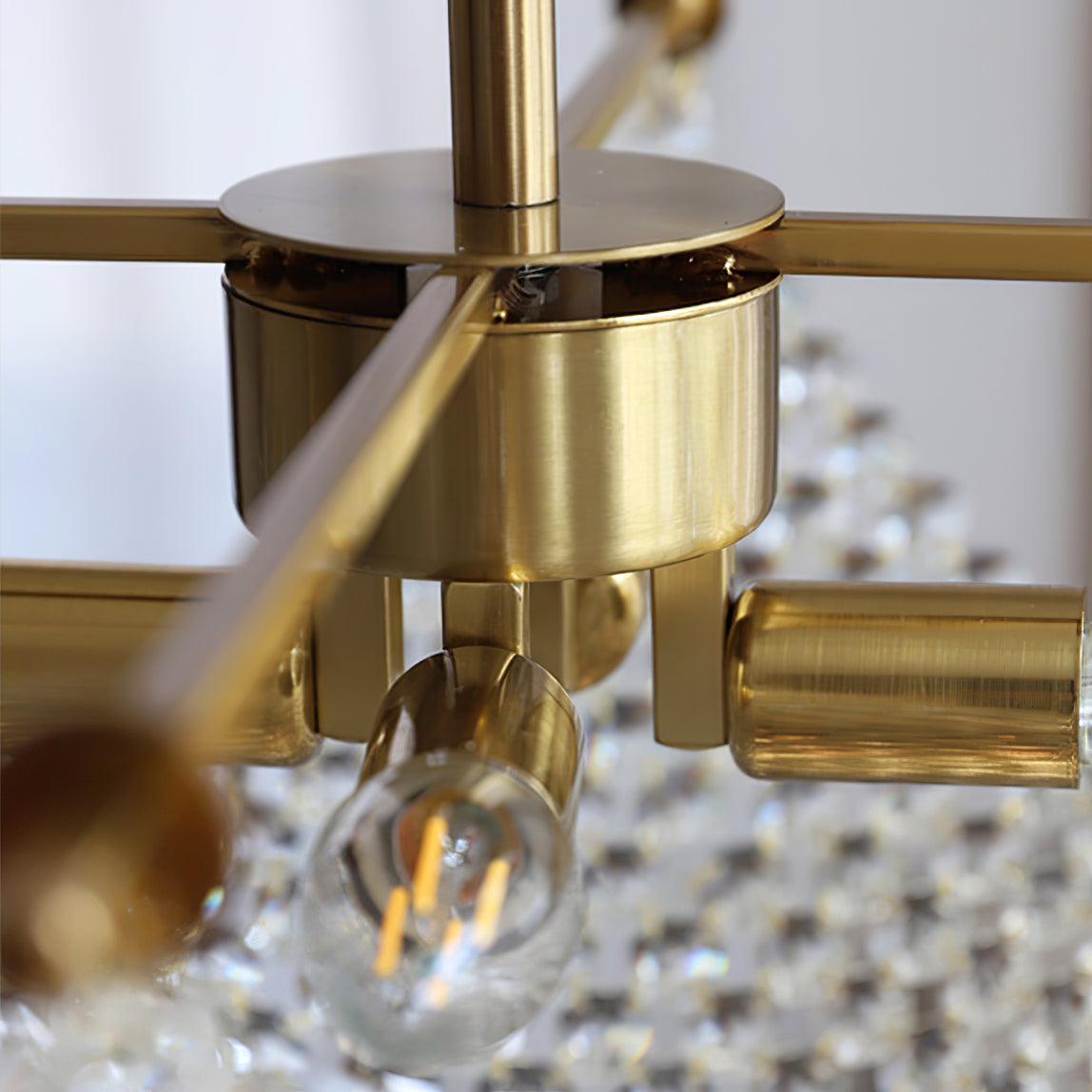 Lustra Chandelier avec Fils de Cristal et Cristal - Neutralighting