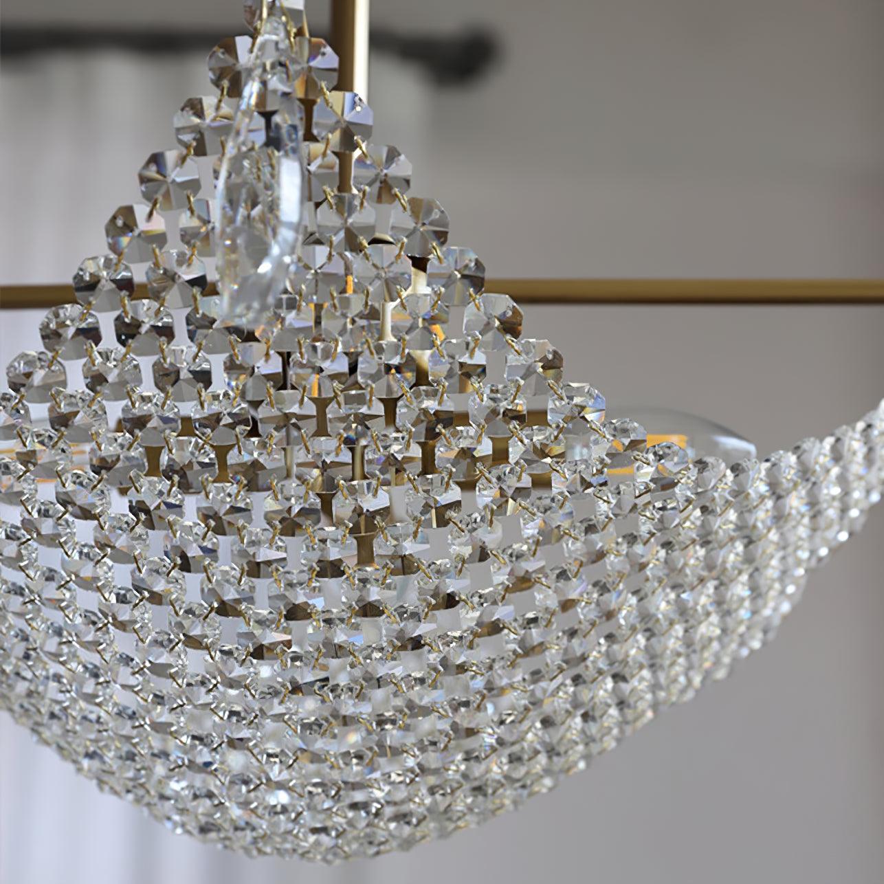 Lustra Chandelier avec Fils de Cristal et Cristal - Neutralighting