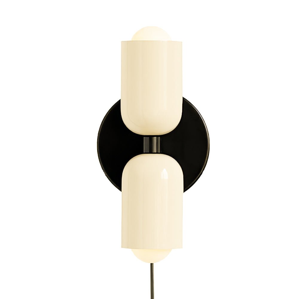 Lustra Wall Lamp Green Black Minimalist Plug-In - Neutralighting