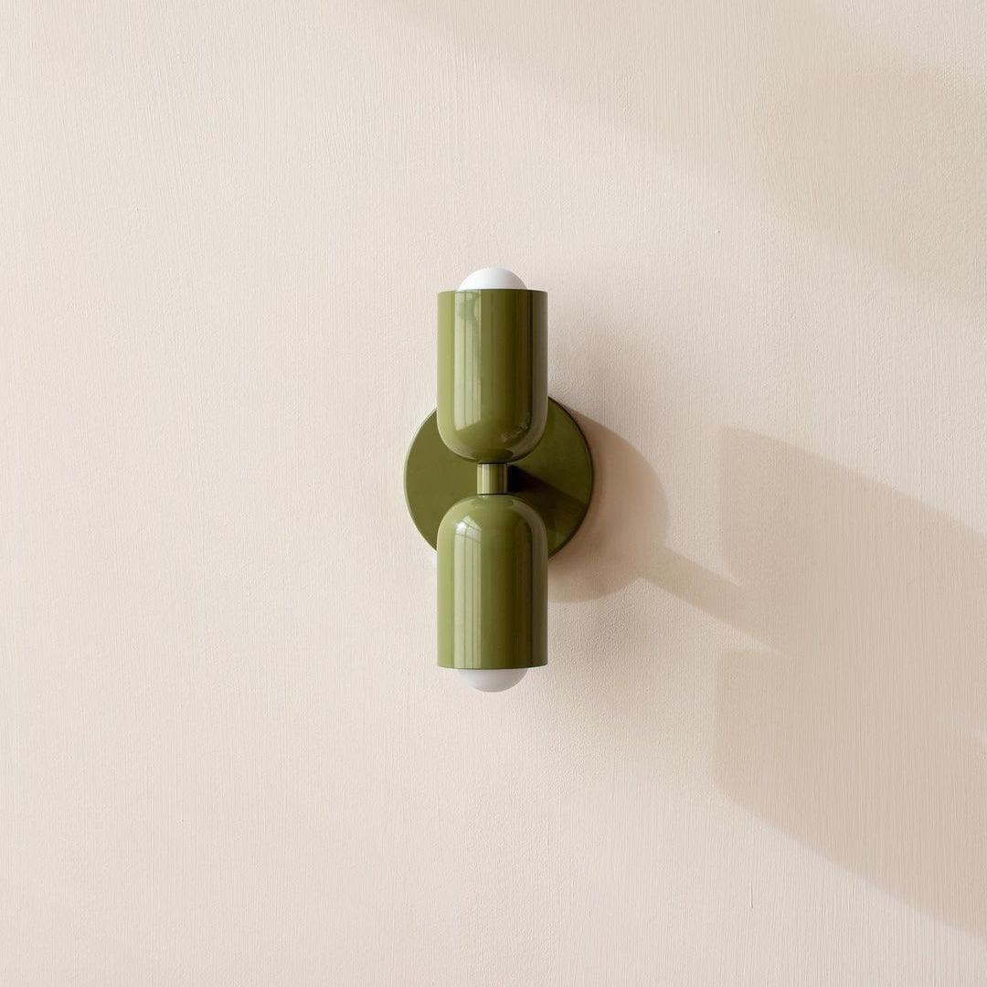 Lustra Wall Lamp Green Black Minimalist Plug-In - Neutralighting