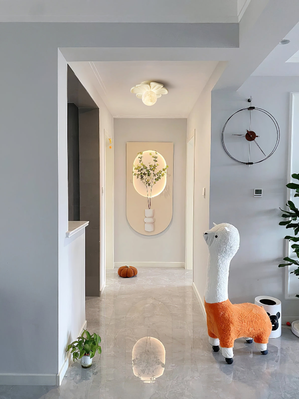 Quip Lampe De Plafond En Résine Fleur Bloom Créativité Individuelle - Neutralighting