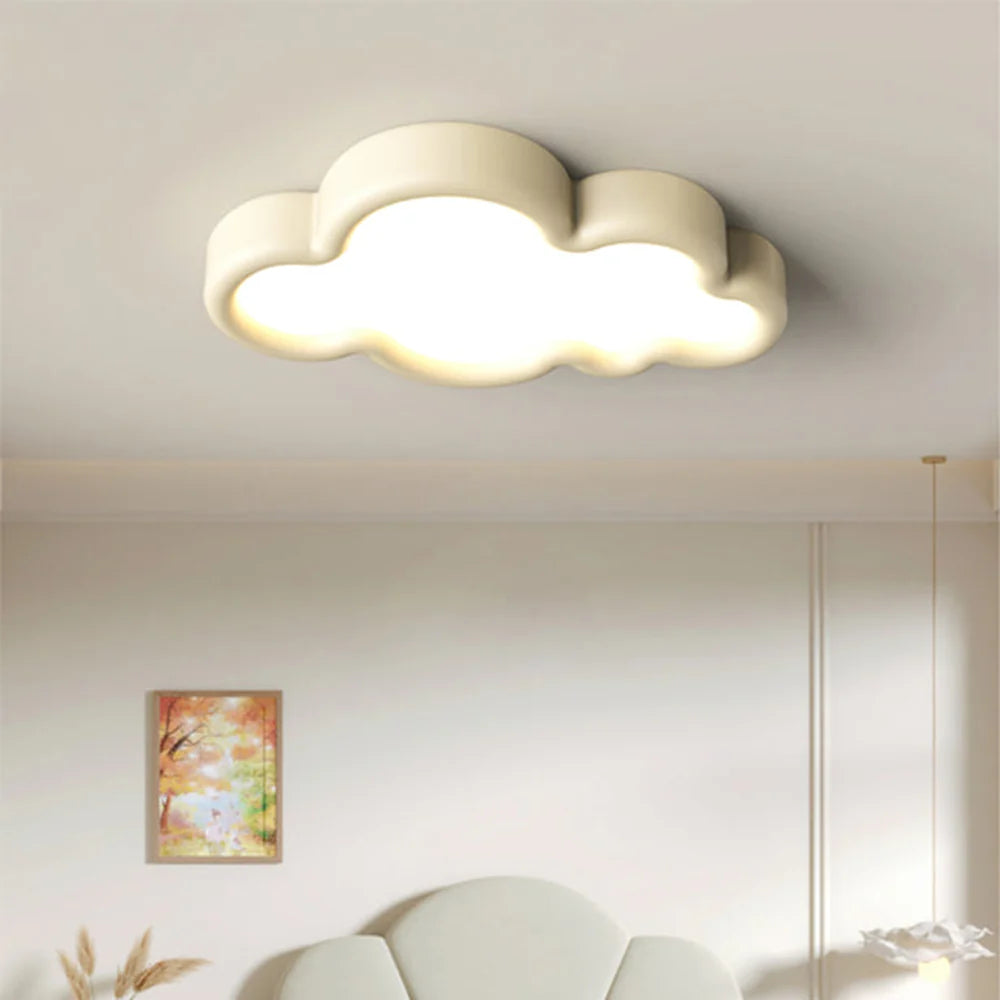 Aria Moderne Nuage Plafonnier Métal Chambre à coucher