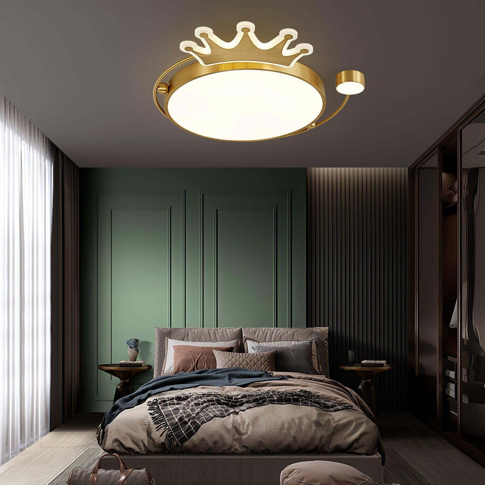 Aloror Lampe Plafonnier Classique Art Couronne - Neutralighting