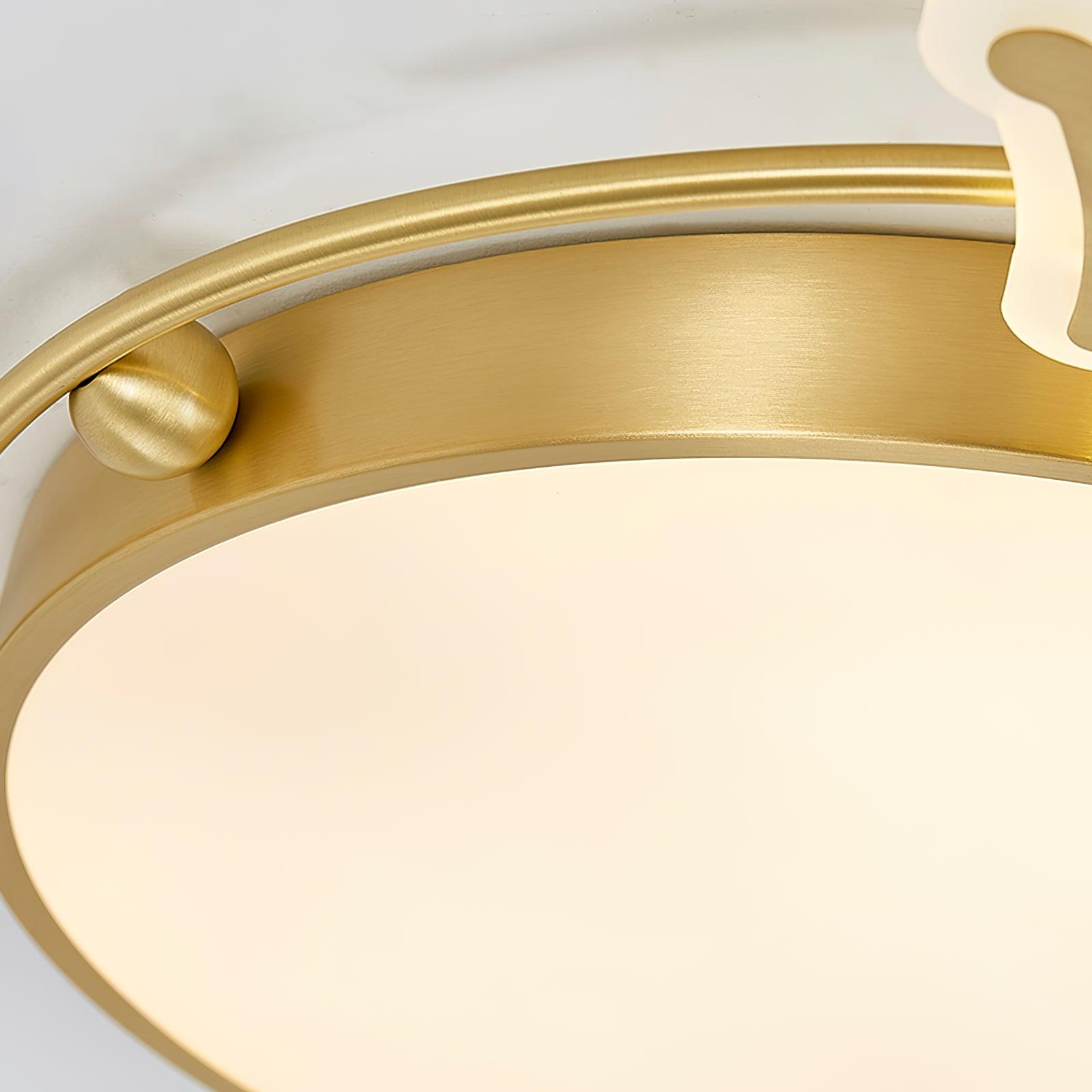 Aloror Lampe Plafonnier Classique Art Couronne - Neutralighting
