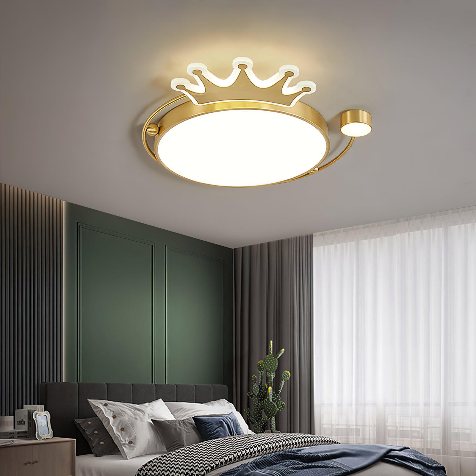 Aloror Lampe Plafonnier Classique Art Couronne - Neutralighting
