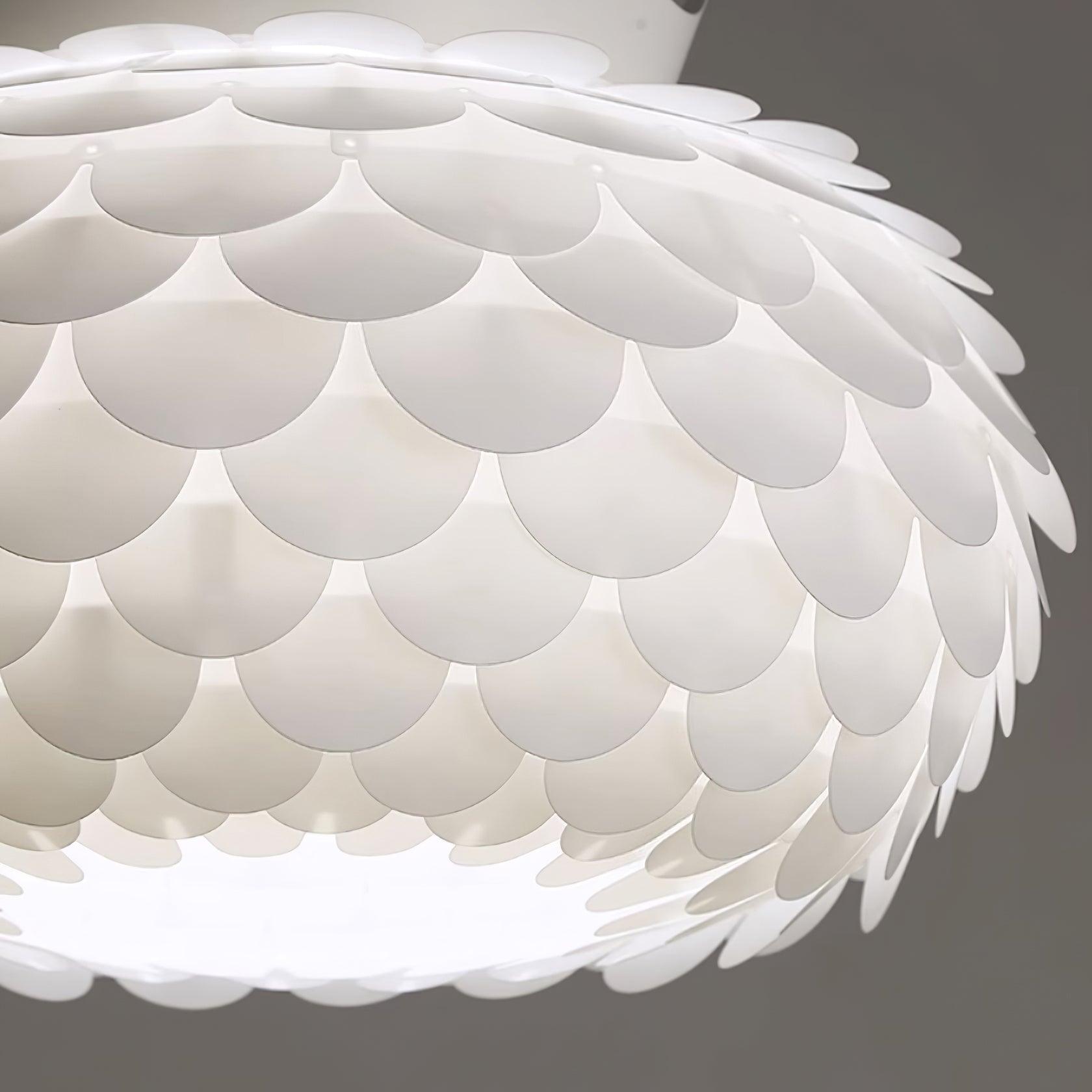 Crown Pendant Lamp Crystal Scallop Glam - Letslighting