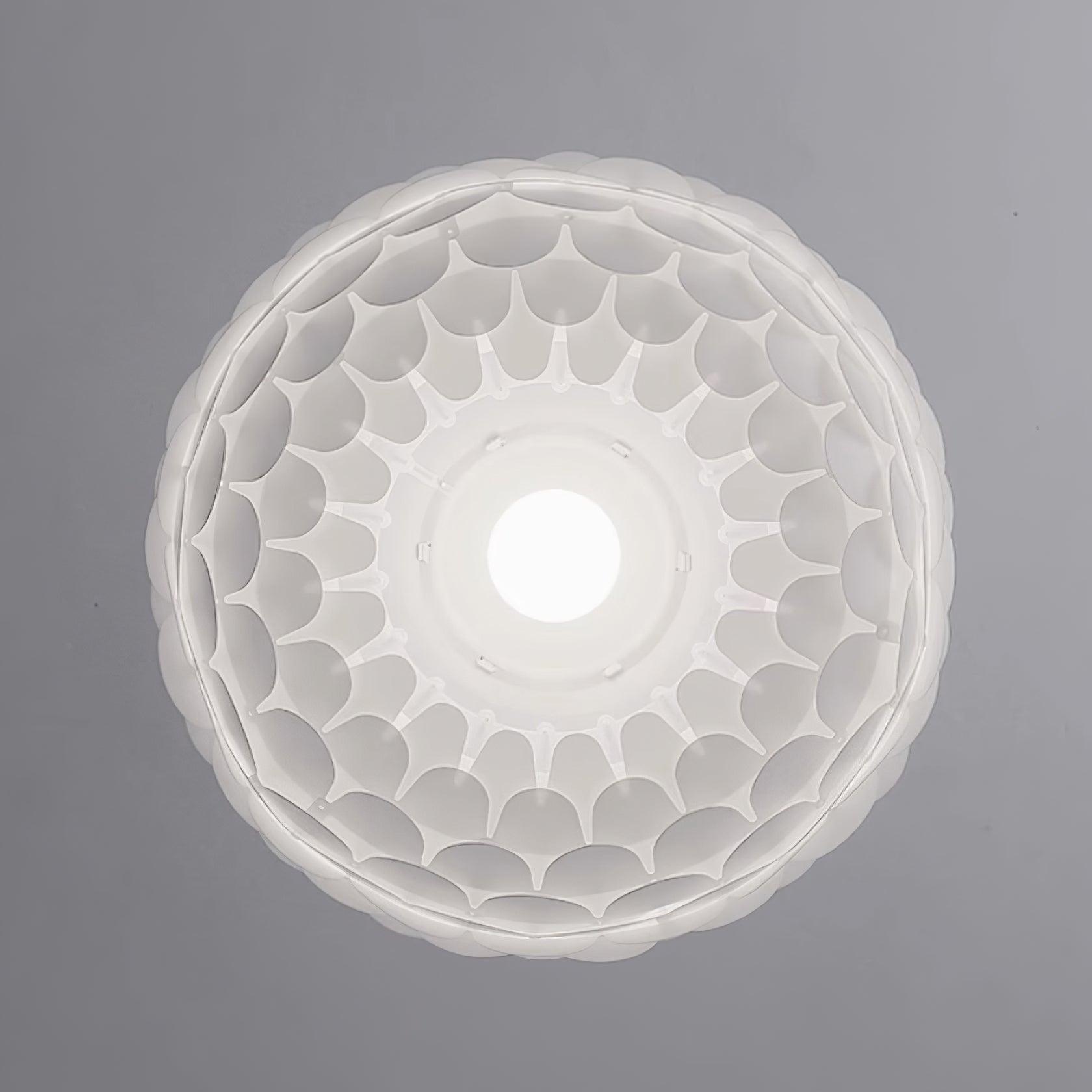 Crown Pendant Lamp Crystal Scallop Glam - Letslighting