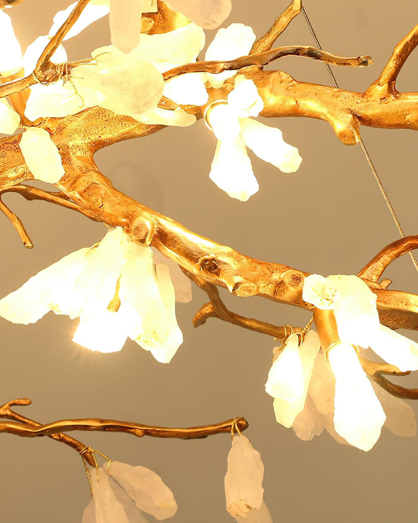 Lustra Lustre Organique en Pierre et Branches - Neutralighting