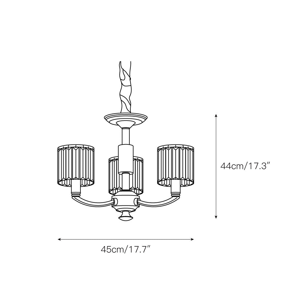 Amber Lustre En Cristal Et Laiton à Colonne De Créativité Individuelle - Neutralighting
