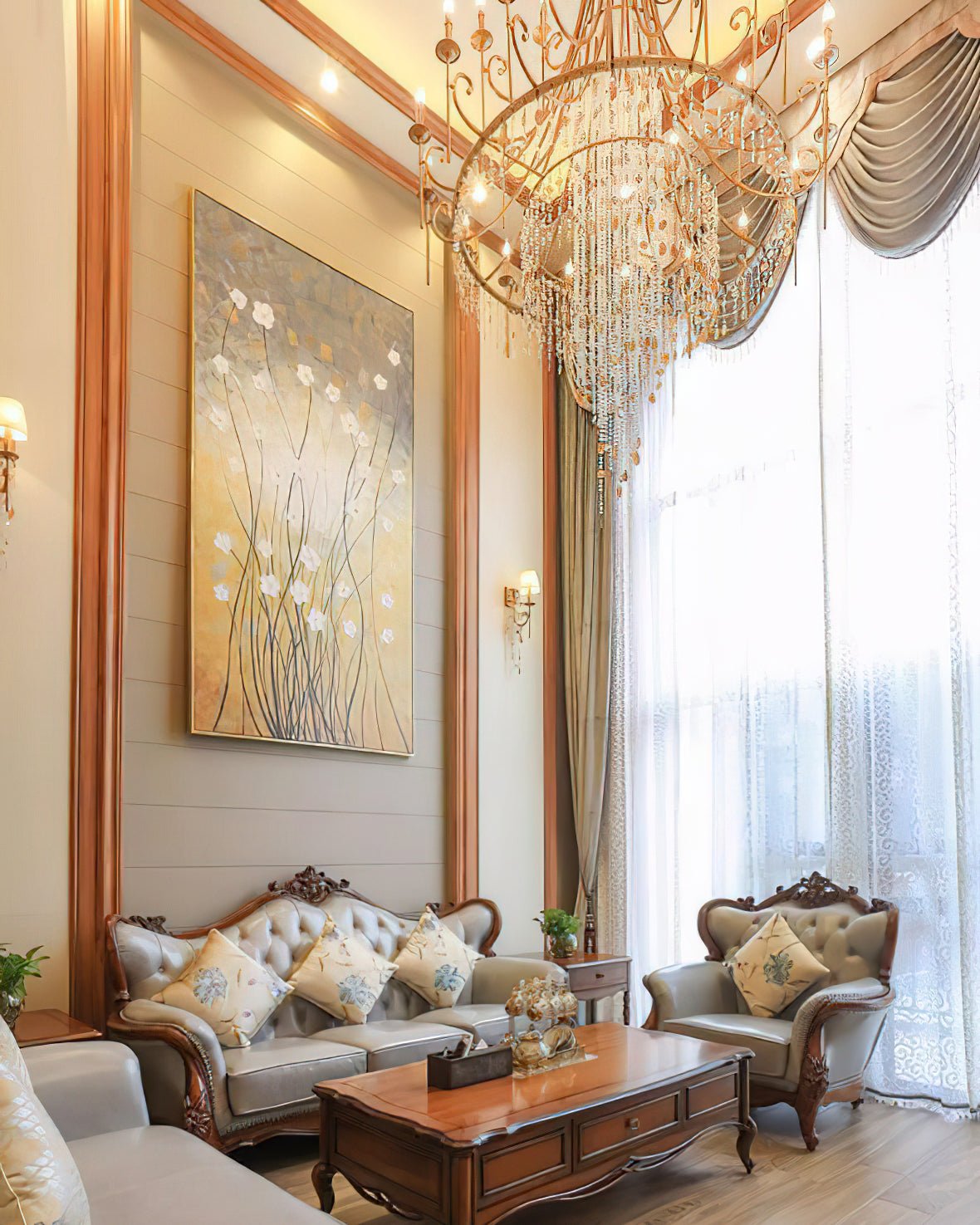 Errina Lustre Postmoderne Luxe Coquille Cristal - Neutralighting