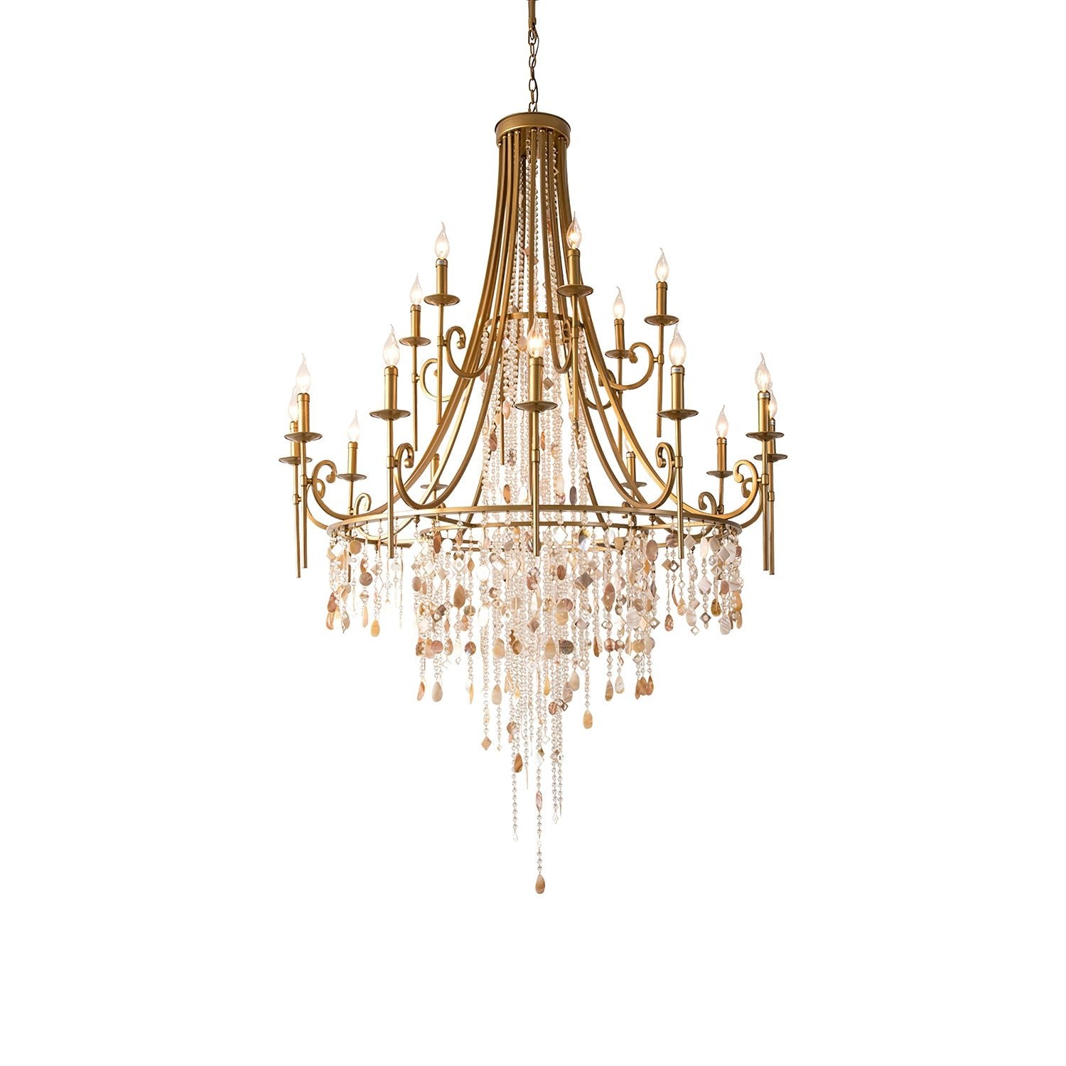 Errina Lustre Postmoderne Luxe Coquille Cristal - Neutralighting
