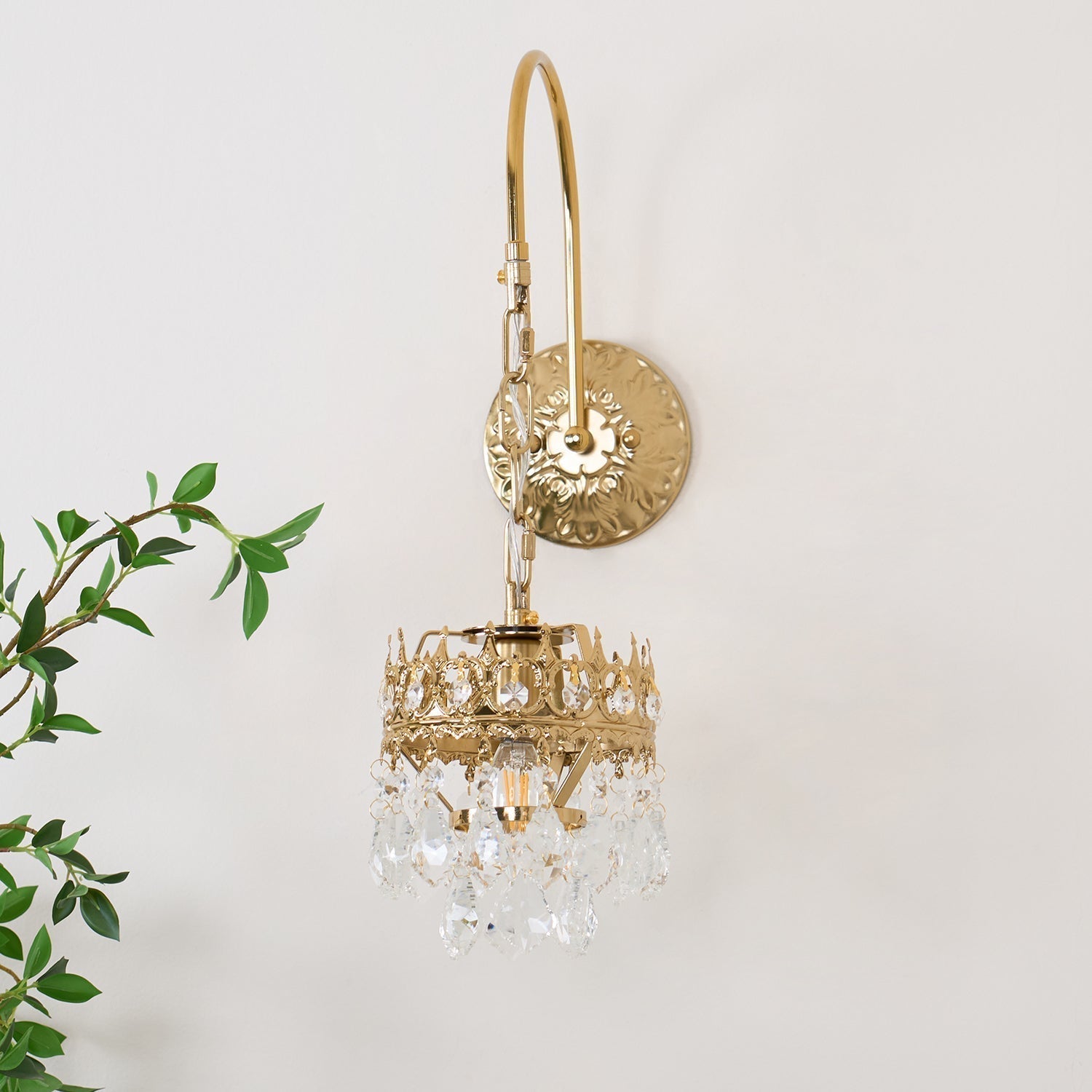 Crystal Crown Sconce - Blowlighting