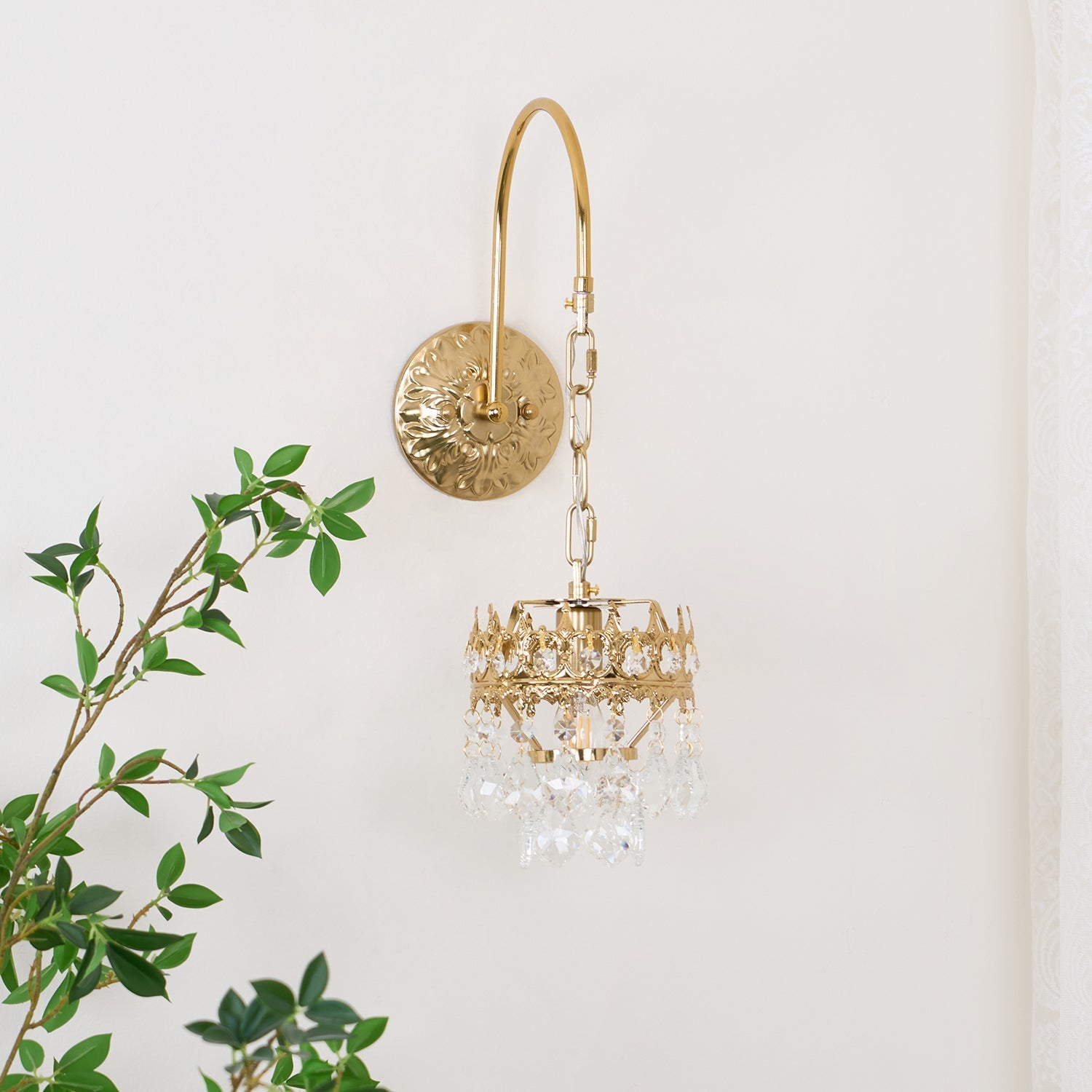 Crystal Crown Sconce - Blowlighting