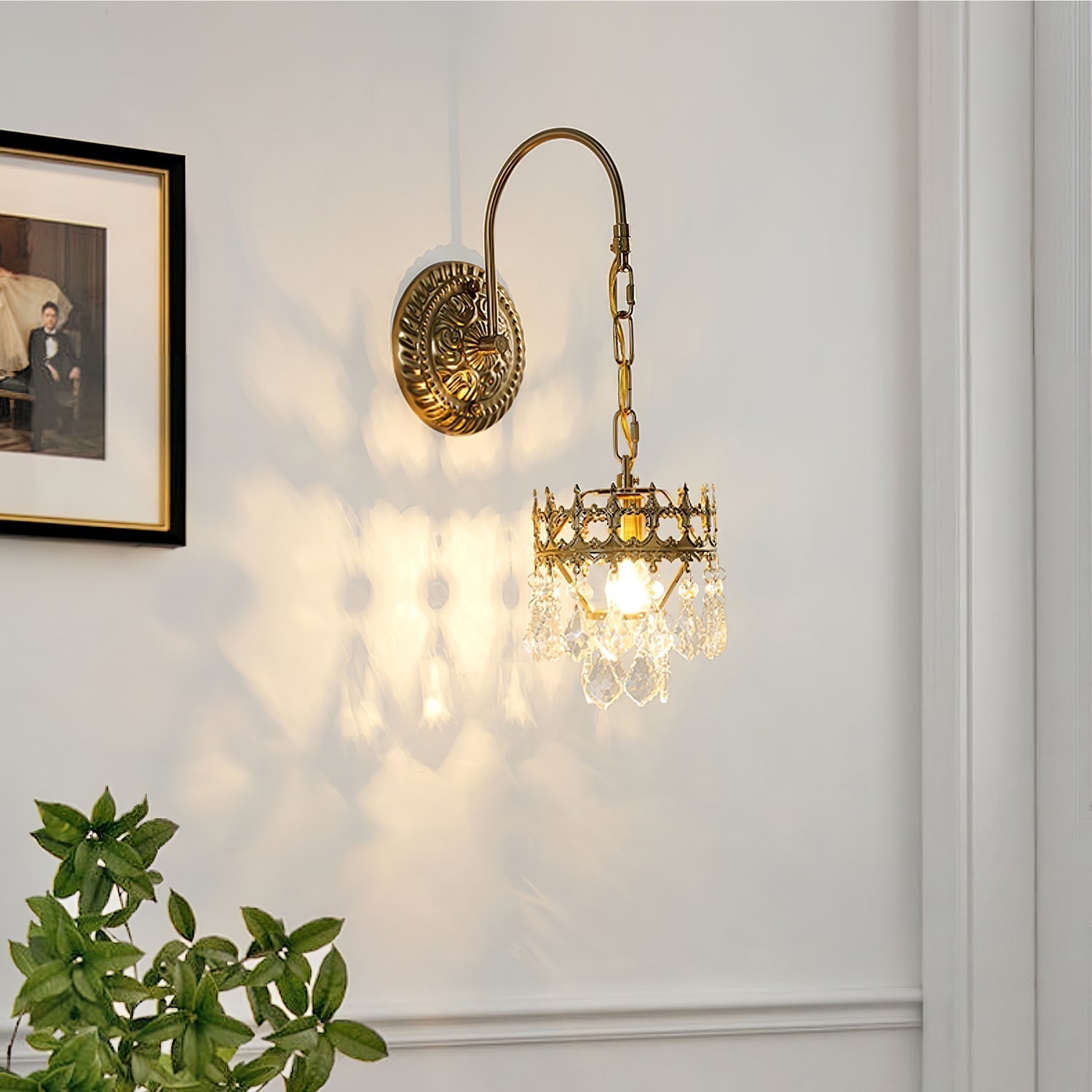 Crystal Crown Sconce - Blowlighting