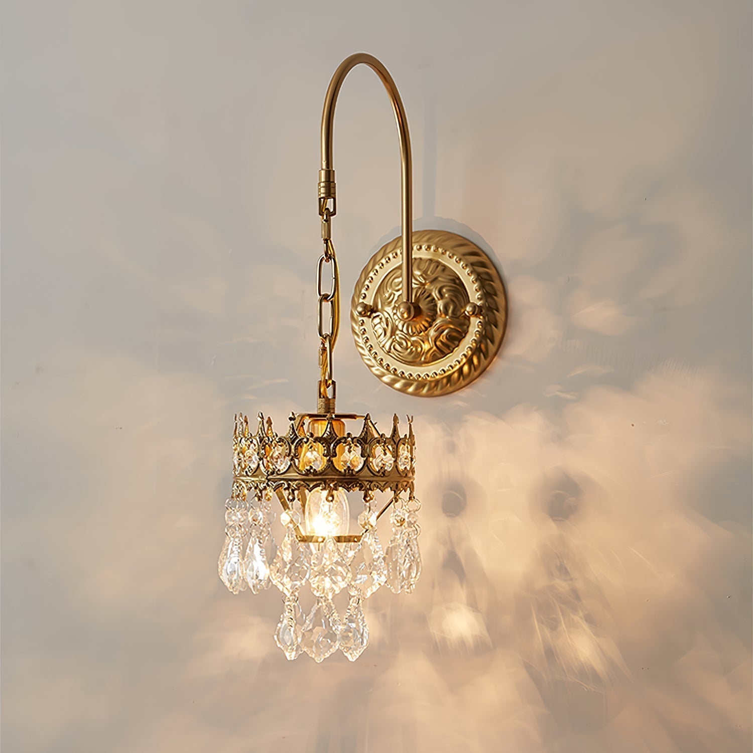 Crystal Crown Sconce - Blowlighting