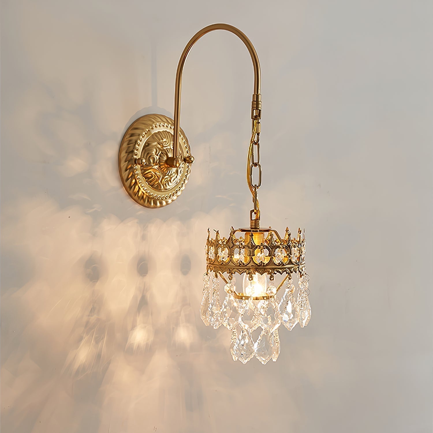 Crystal Crown Sconce - Blowlighting