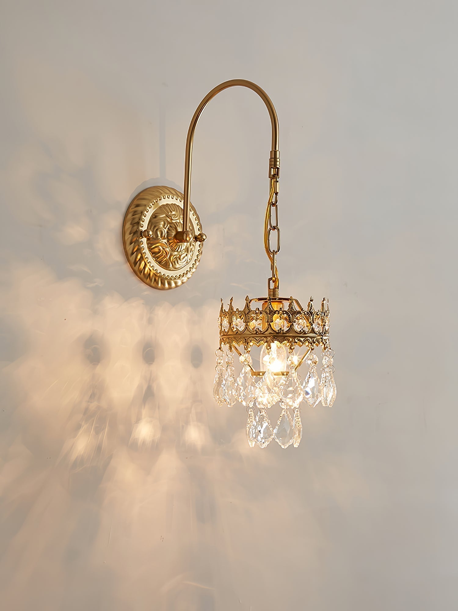 Crystal Crown Sconce - Blowlighting