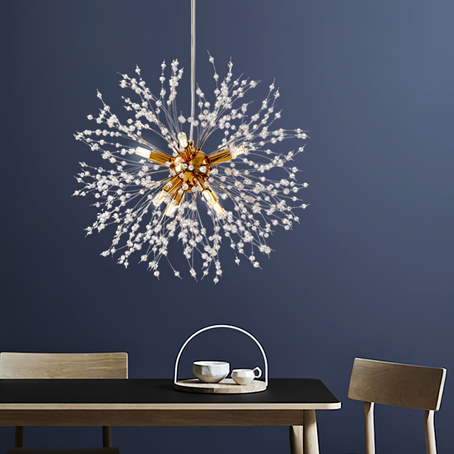 Lustra Chandelier Cristal Pissenlit avec Cristaux - Neutralighting
