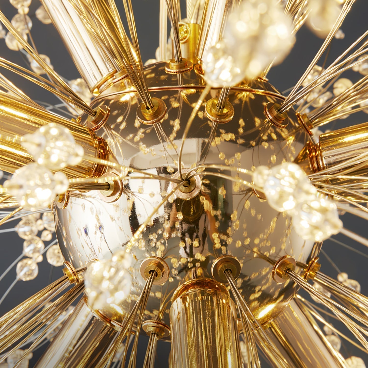 Lustra Chandelier Cristal Pissenlit avec Cristaux - Neutralighting