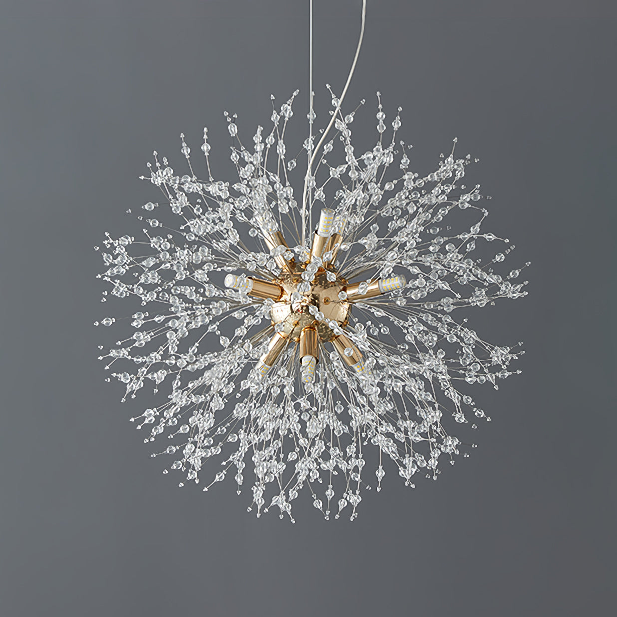 Lustra Chandelier Cristal Pissenlit avec Cristaux - Neutralighting