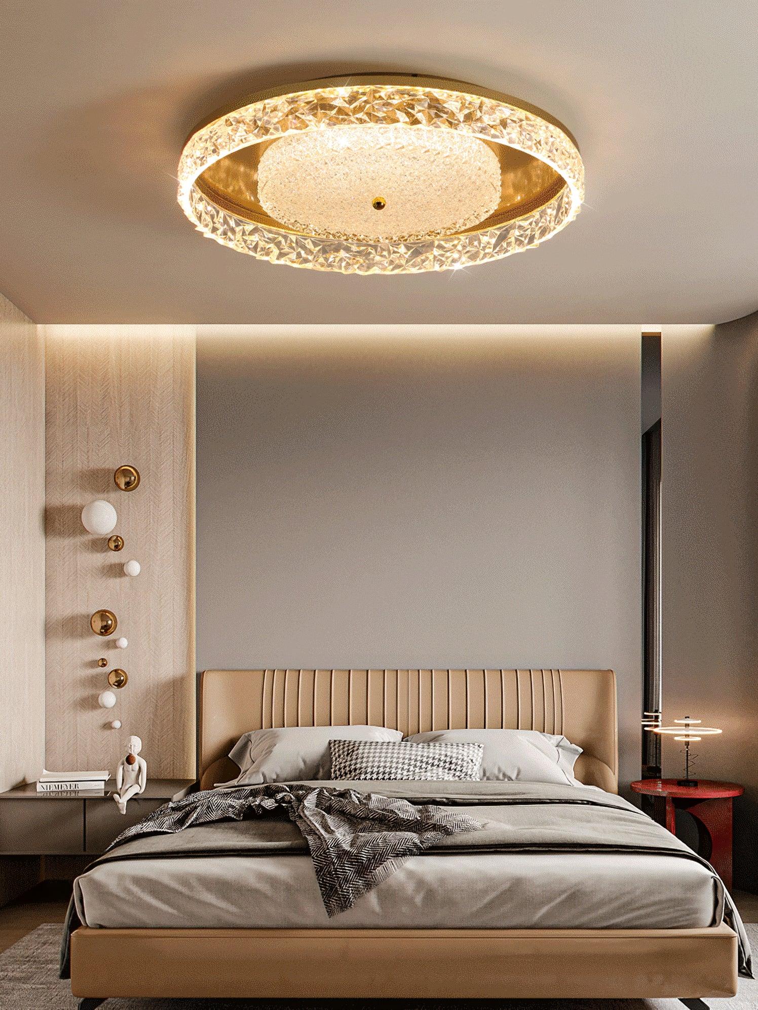 Agave Plafonnier Postmoderne de Luxe en Cristal - Neutralighting