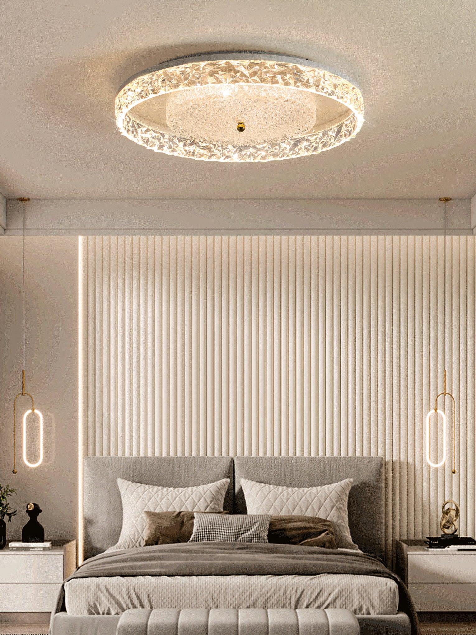 Agave Plafonnier Postmoderne de Luxe en Cristal - Neutralighting