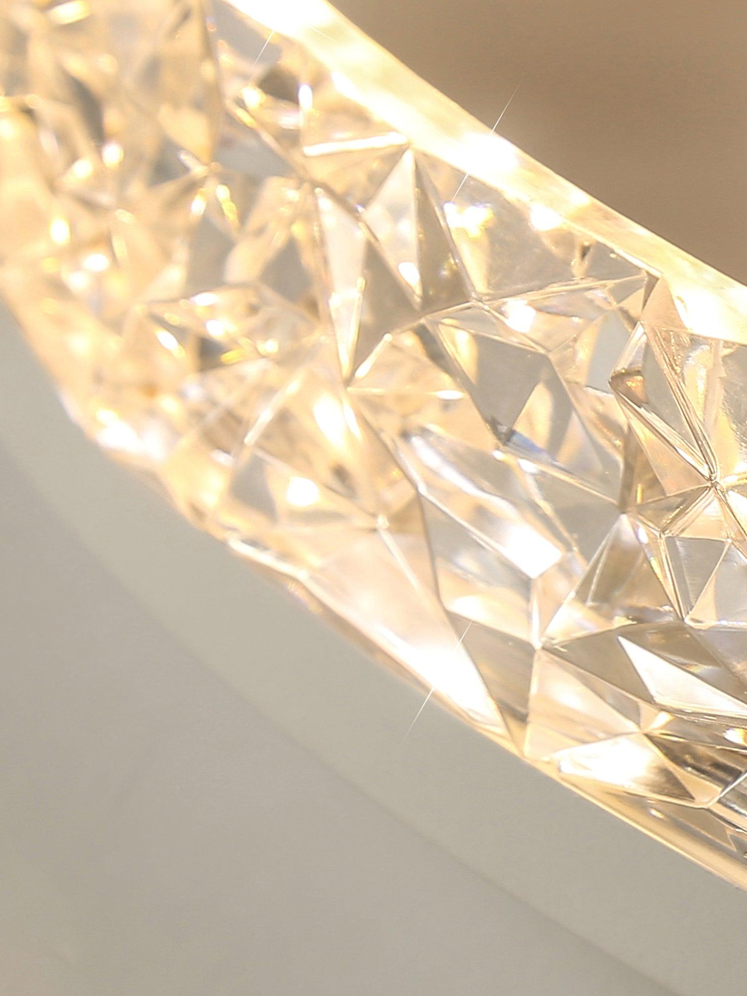 Agave Plafonnier Postmoderne de Luxe en Cristal - Neutralighting