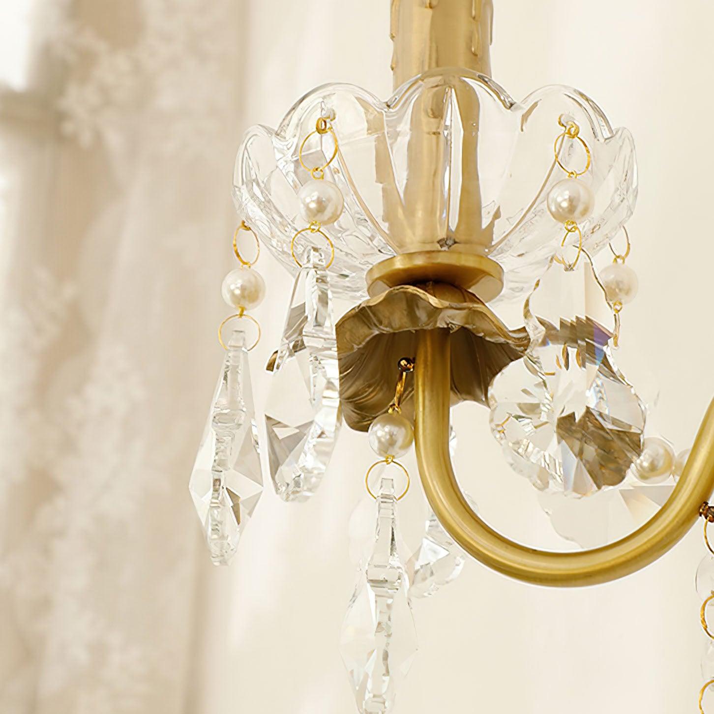 Nydoraris Applique Murale Cristal Chaîne de Perles Élégance - Neutralighting
