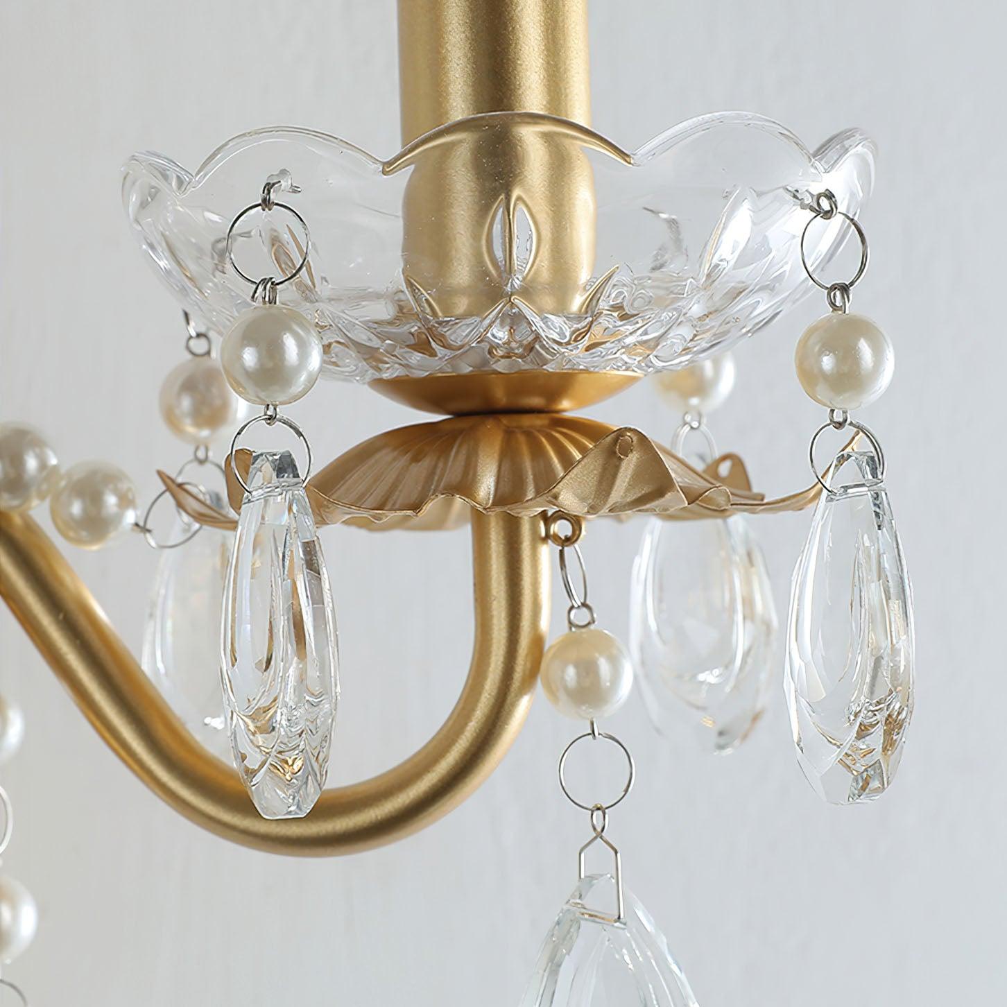 Nydoraris Applique Murale Cristal Chaîne de Perles Élégance - Neutralighting