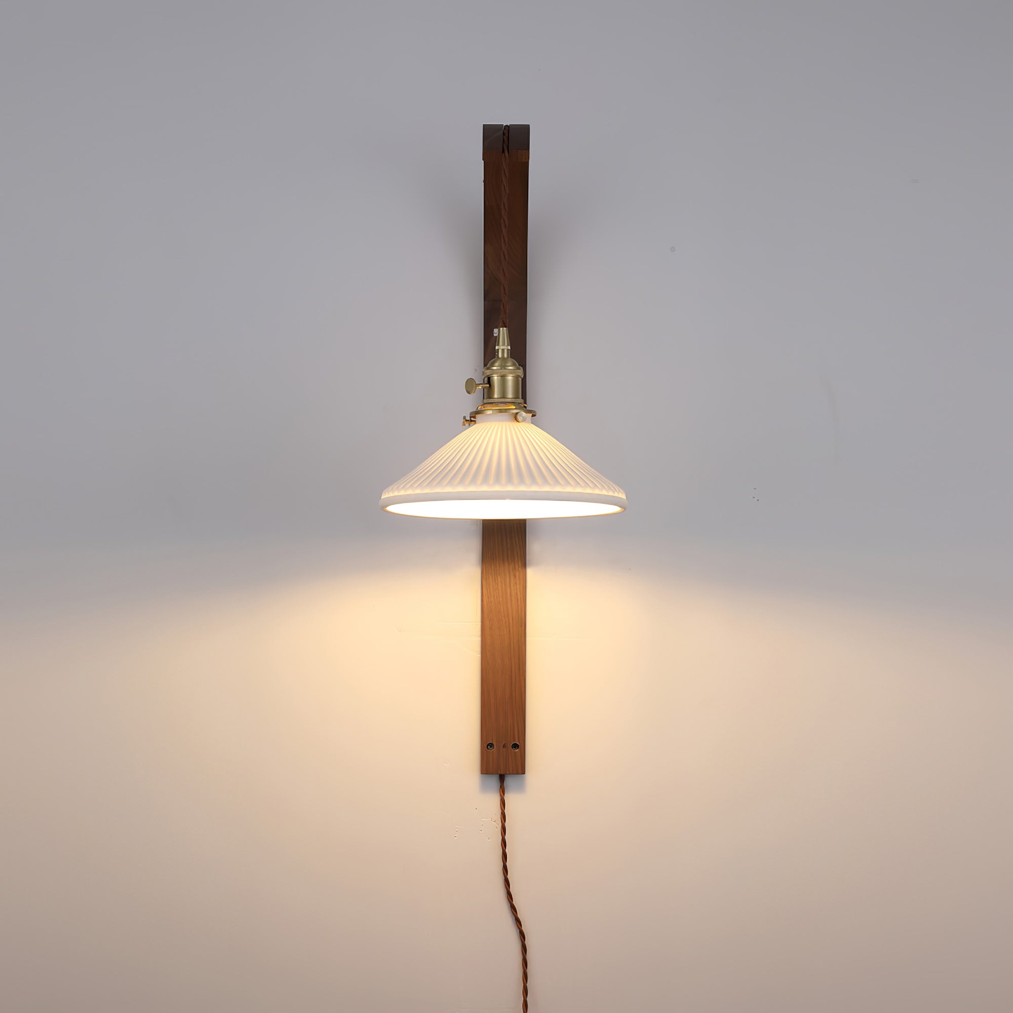 Dapple Applique Murale Moderne Minimaliste En Céramique De Noyer - Neutralighting