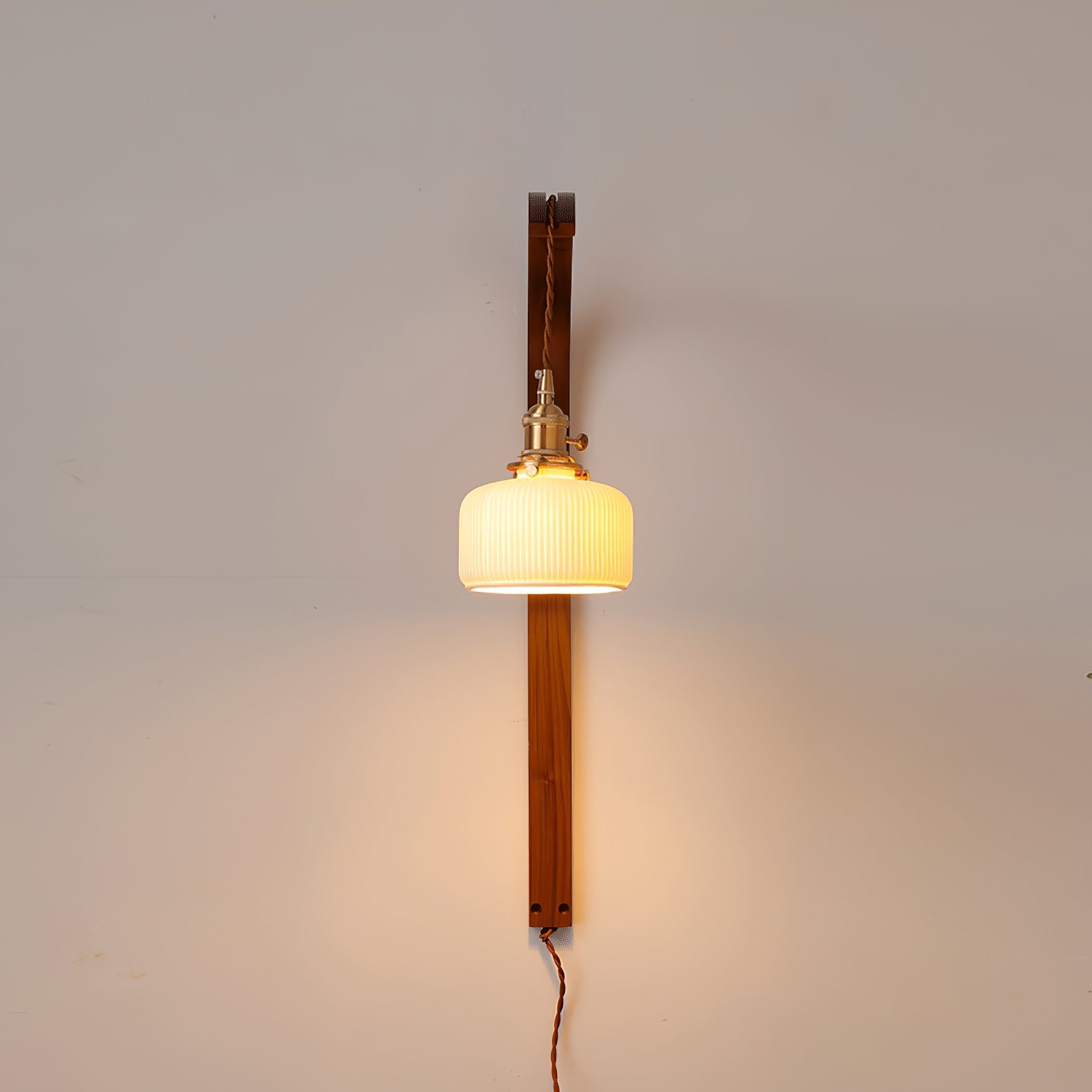 Dapple Applique Murale Moderne Minimaliste En Céramique De Noyer - Neutralighting