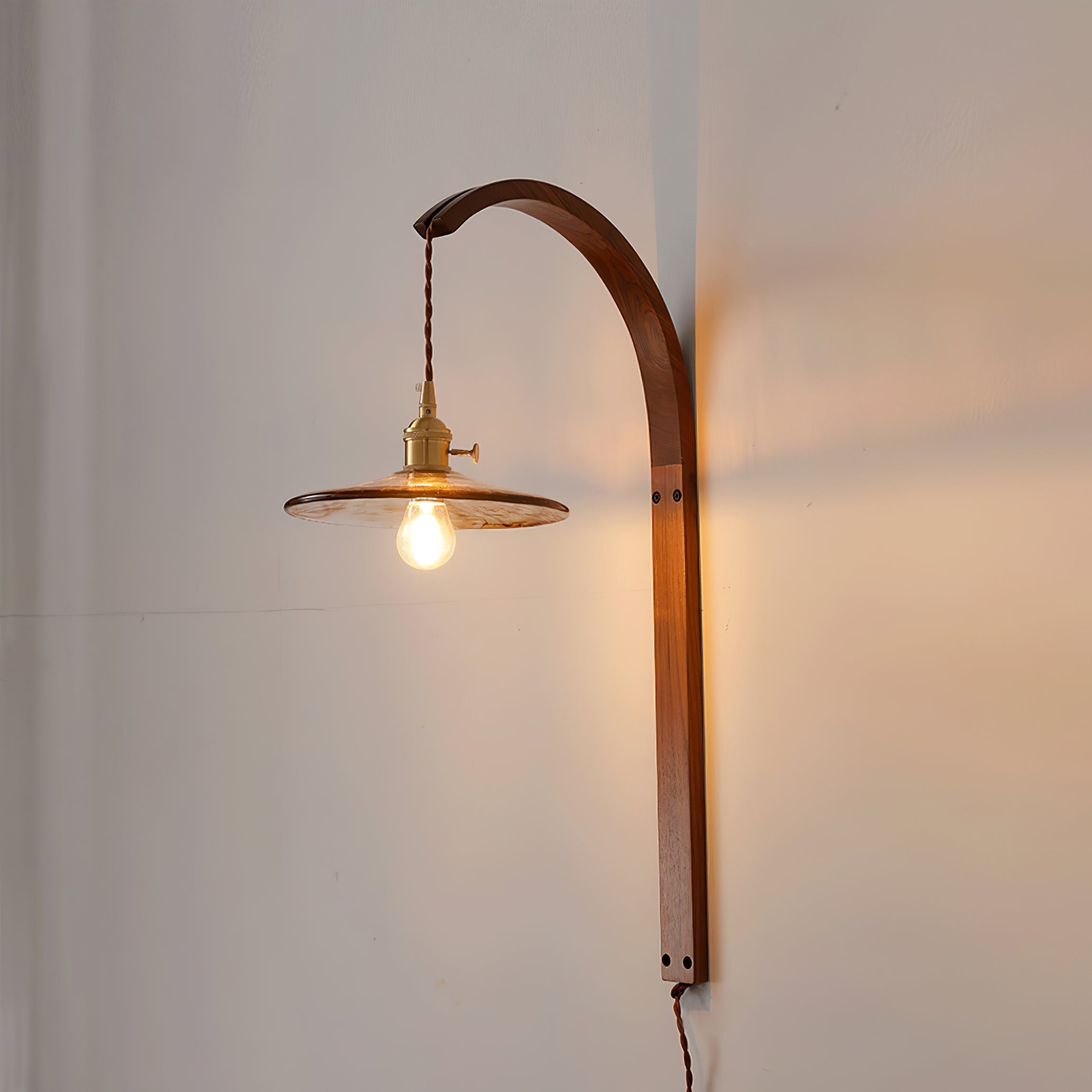 Dapple Applique Murale Moderne Minimaliste En Céramique De Noyer - Neutralighting