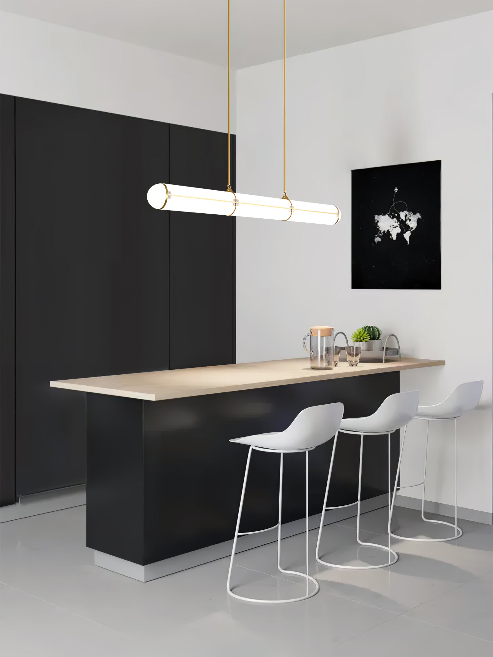 Lustra Suspension Cylindrique Endless pour Salle à Manger - Neutralighting