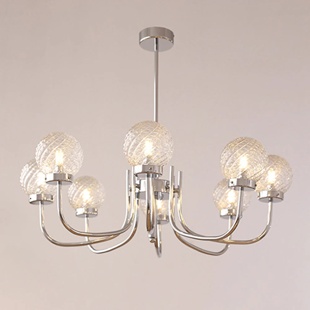 Valentina LED Suspension Métal Verre Cuisine Chambre à Coucher - Neutralighting