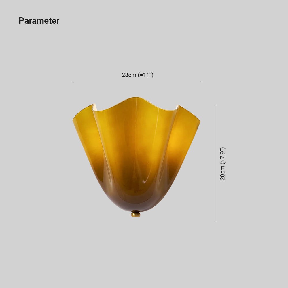 Elara Applique Murale Élégante en Verre - Neutralighting
