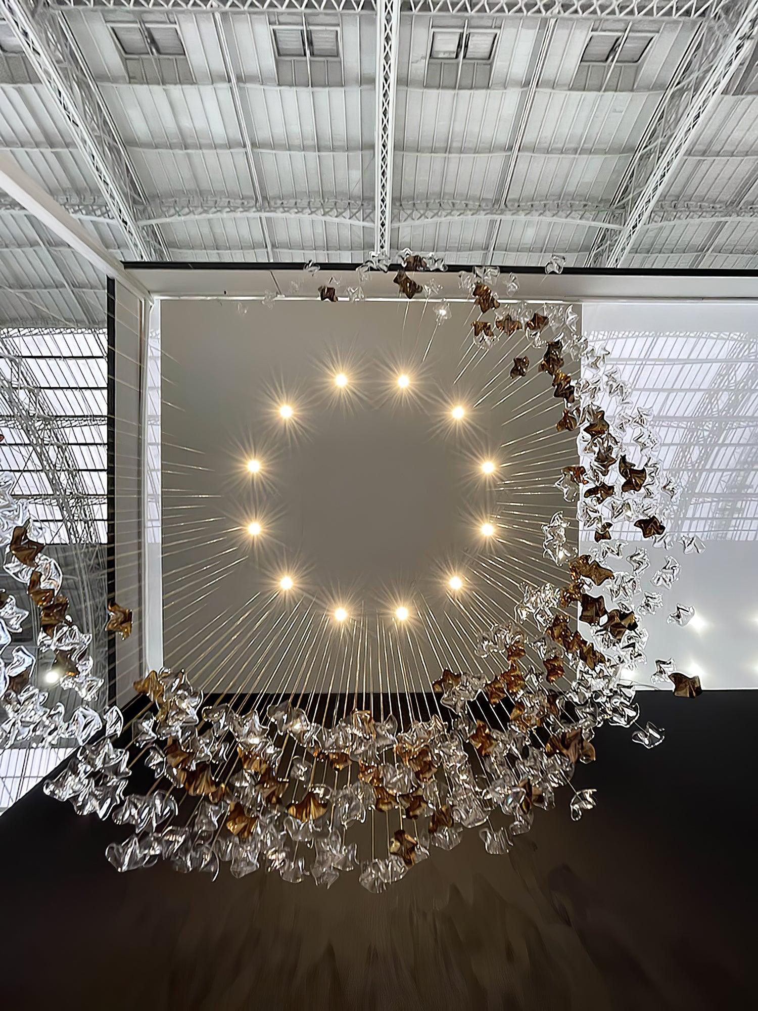 Vecarisra Suspension Lampes Art Verre Tidal Luxe - Neutralighting