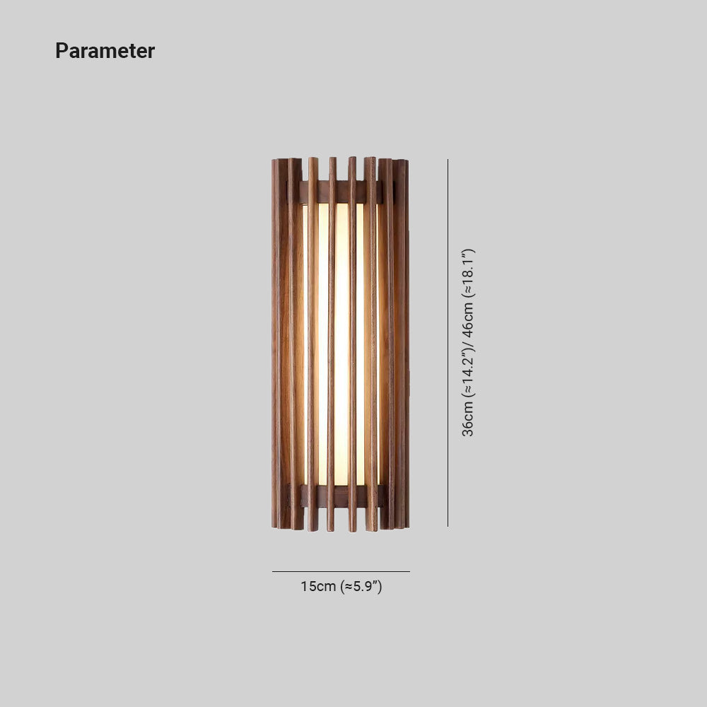 Neyra Applique Murale Intérieure en Noyer - Neutralighting