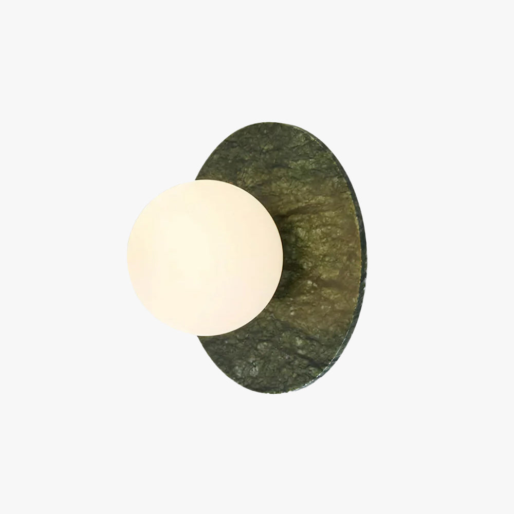 Enox Applique Murale Minimaliste à Globe en Marbre - Neutralighting