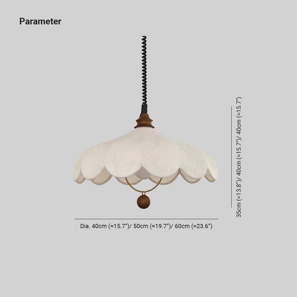 Hana Suspension Vintage Florale - Neutralighting