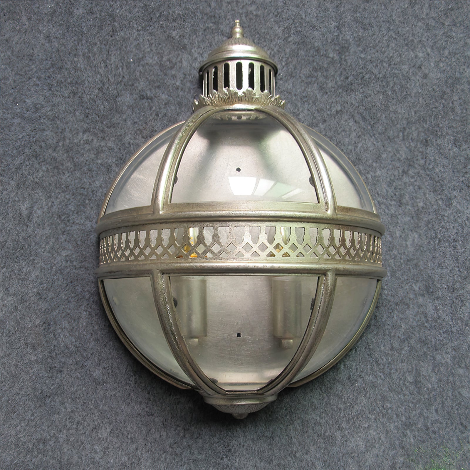 Ivy Vintage Creativity Metal Glass Wall Lamp - Lamp Copper