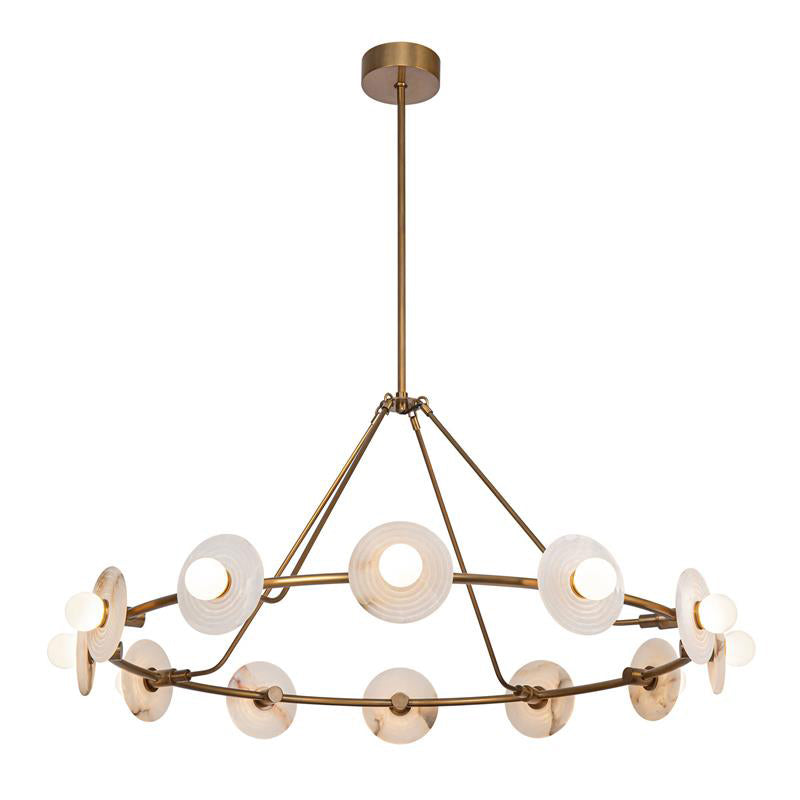Ilirila Lustre En Verre Albâtre à l'élégance Moderne - Neutralighting