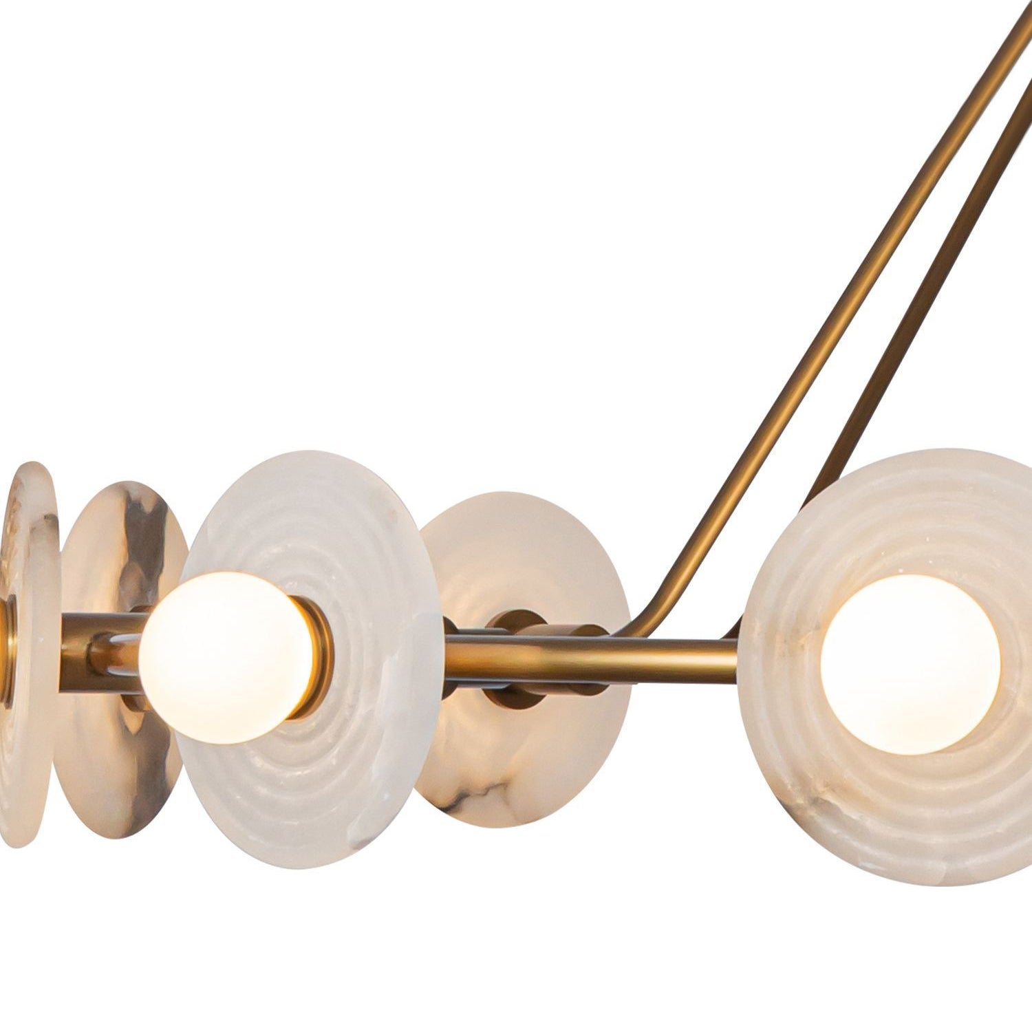 Ilirila Lustre En Verre Albâtre à l'élégance Moderne - Neutralighting