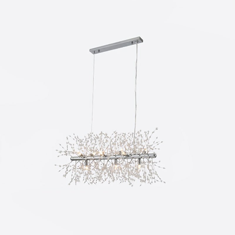 Lustra Lustre Laiton Linéaire Cristal Branche - Neutralighting