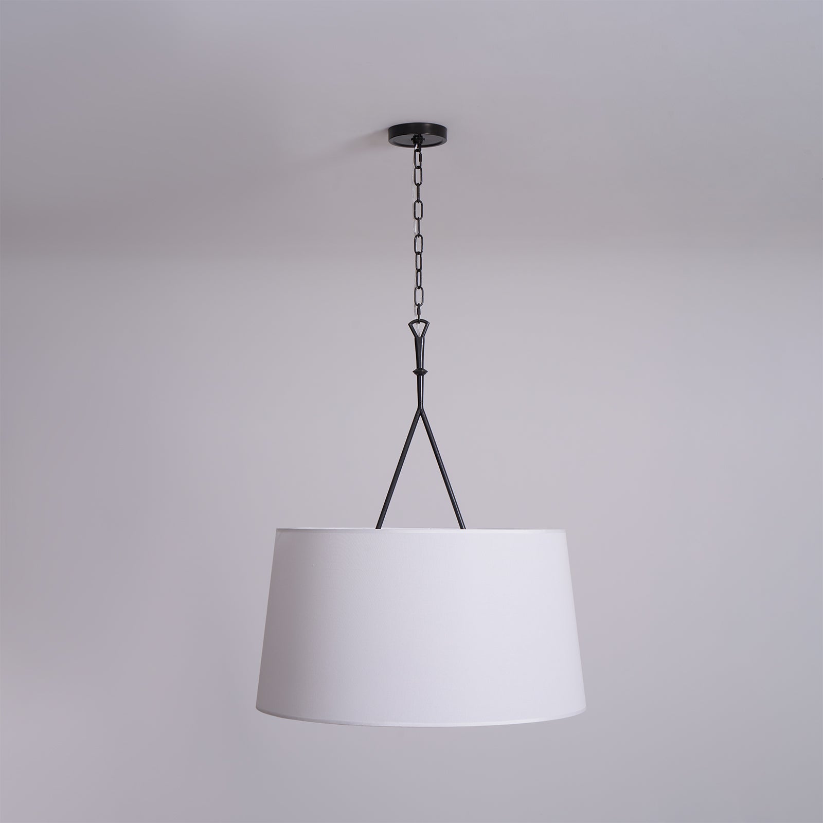 Wink Lampe Pendante En Laiton Et Tissu Minimaliste Moderne - Neutralighting