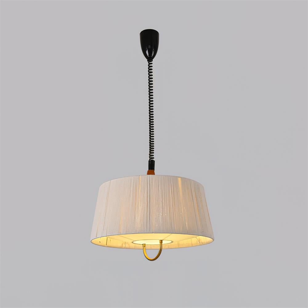 Delaney Lampe Pendante Plissée Ajustable Élégante - Neutralighting